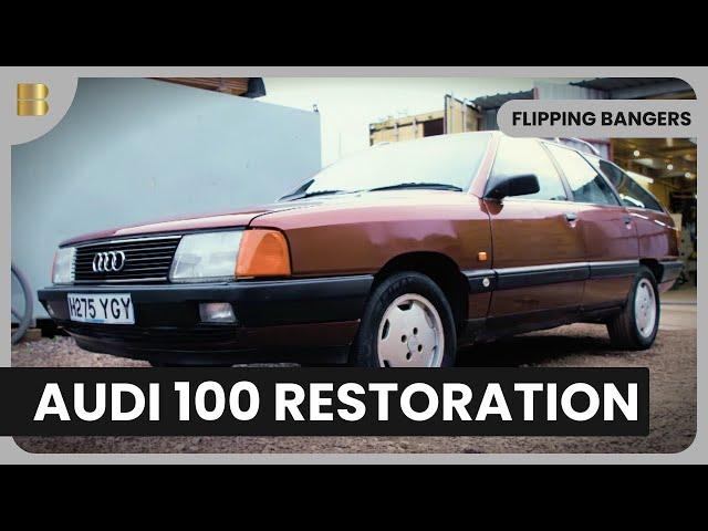 Audi 100 Restoration - Flipping Bangers - S03 EP09 - Car Show