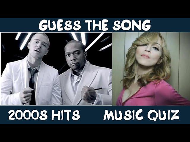 Угадай зарубежные хиты 2000х | GUESS THE SONG | 2000s MUSIC QUIZ