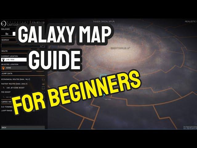 Elite Dangerous Galaxy Map Tutorial Guide For Beginners