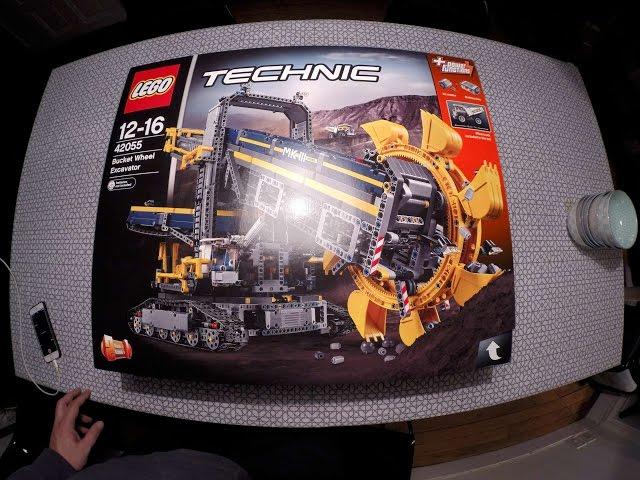 Lego Technic 42055 Bucket Wheel Excavator - Lego Speed build - Time Lapse