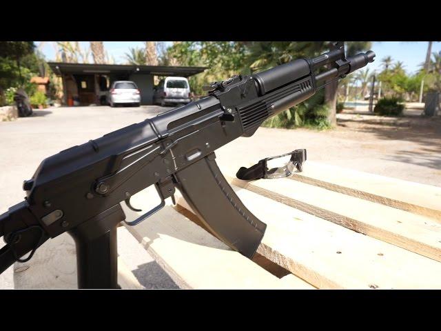 FULL METAL Airsoft Gun Review [AK 104 replica, CM040B ]