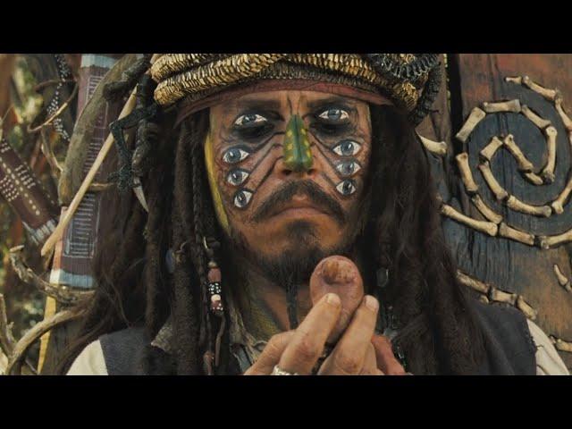 Pirates of The Caribbean 2 (2006) - Captain Jack Sparrow Funny Moments