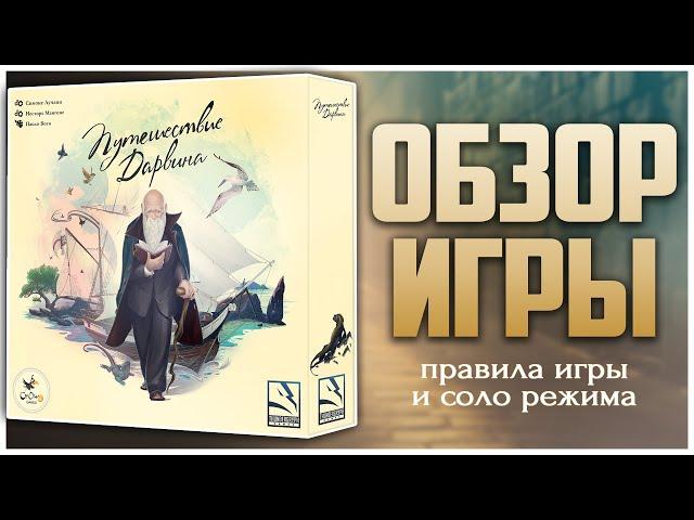 ПУТЕШЕСТВИЕ ДАРВИНА ► Обзор. Правила. Соло ► Крепкое Евро | DARWIN'S JOURNEY