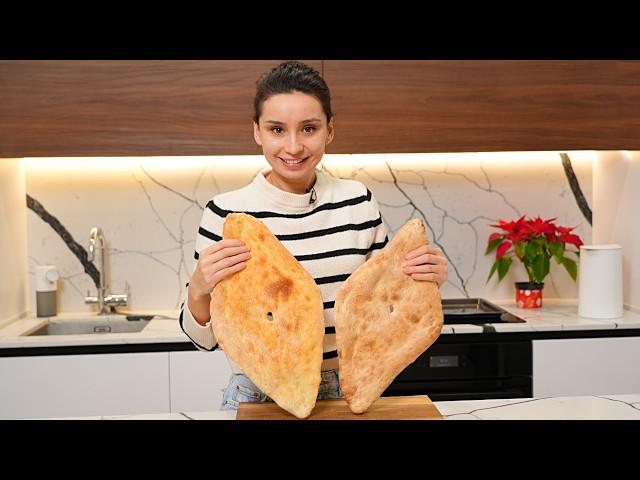 Georgian LAVASH Shoti! A very quick and easy homemade bread recipe!