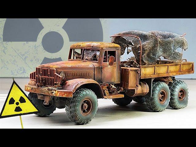 Restoration Chernobyl's TRUCK Old Soviet KRAZ abandoned car