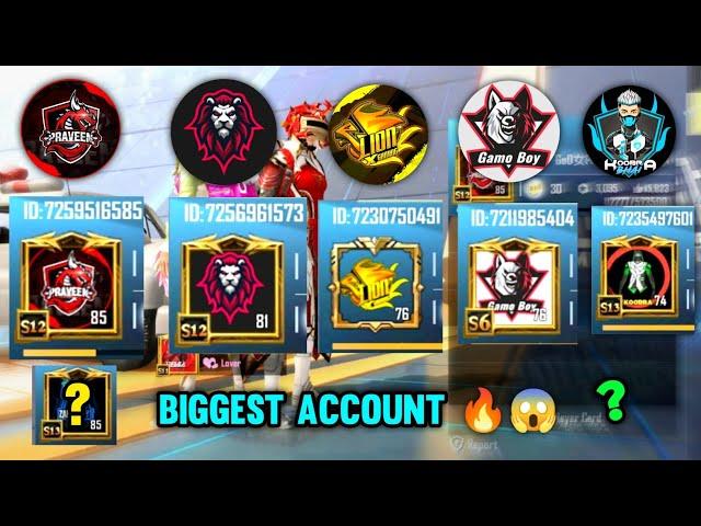 Pubg Lite Youtubers Biggest Account Level | @godpraveenyt1 @KoobraBhaiOfficial