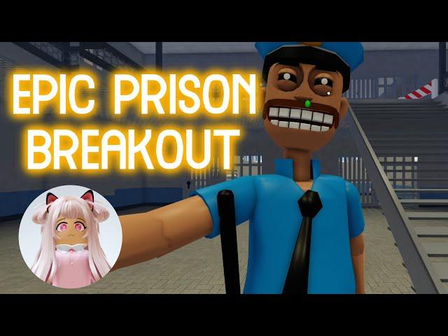 EPIC PRISON BREAKOUT! [OBBY] - Roblox Gameplay Walkthrough Speedrun No Death [4K]