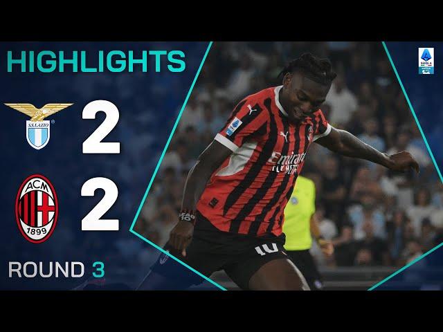 LAZIO-MILAN 2-2 | HIGHLIGHTS | Leão equalises to draw Milan level | Serie A 2024/25