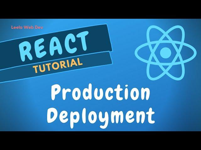 95. Build Project for Production Deployment using npm run build command in React Redux App - ReactJS