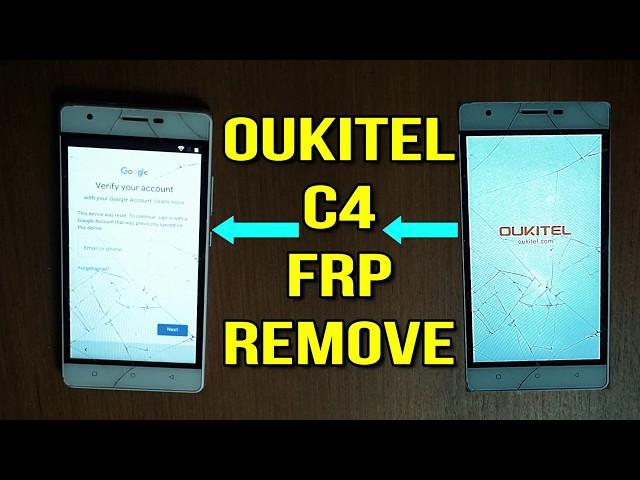 Oukitel C4 bypass frp google account remove