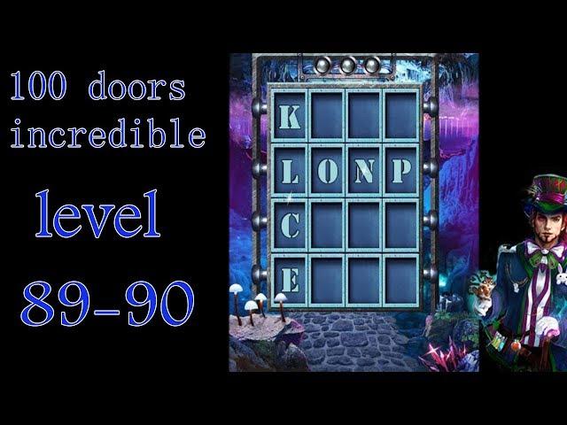 100 doors incredible,Walkthrough/Невероятный мир прохождение level-89-90