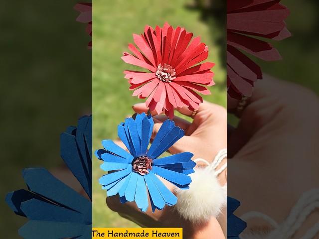 How To Make Daisy Flower | DIY Paper Flower#shorts #papercraft #diy #craft #flowertutorial #handmade