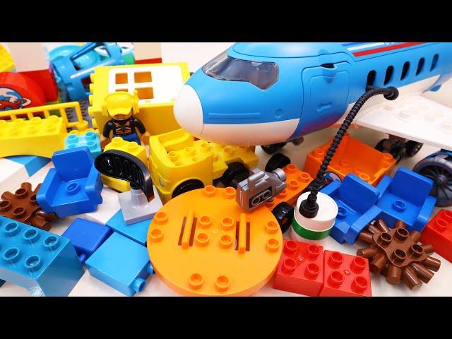 Satisfying Building Blocks Airplane & Airport 82pcs ASMR Unboxing video