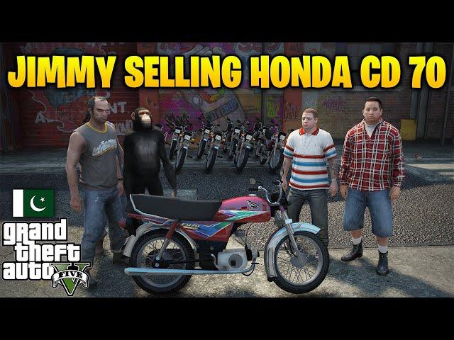 Jimmy Selling HONDA CD 70 Bikes | GTA 5 Pakistan