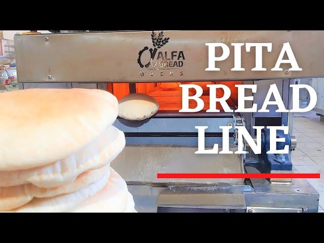 Fully automatic pita bread production line 