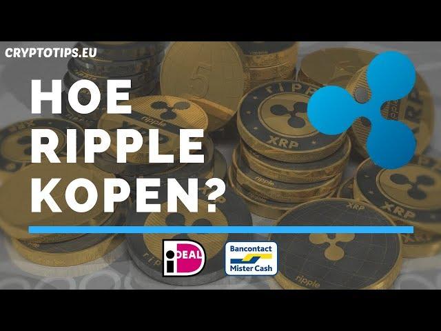 Ripple kopen met iDEAL en opslaan in wallet (Beginner)