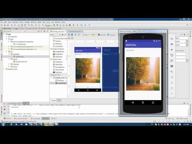 Android: How to Start - Lesson 2_2 ( Add Image to Android Studio )