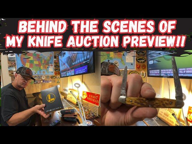 Behind the Scenes of My Knife Auction Preview (40+ Knives!)