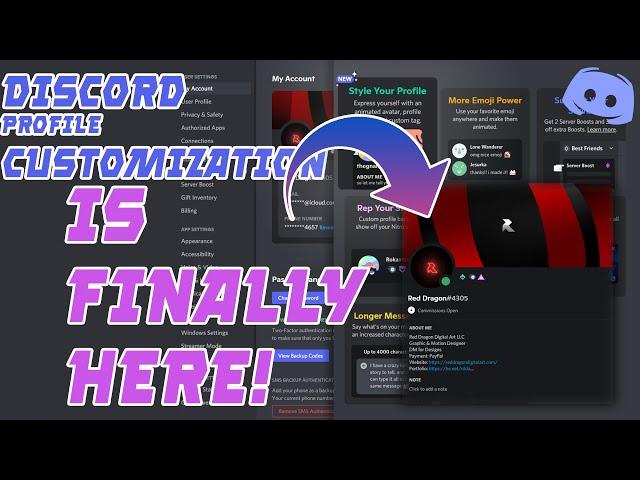 Discord Profile Customization IS FINALLY HERE!