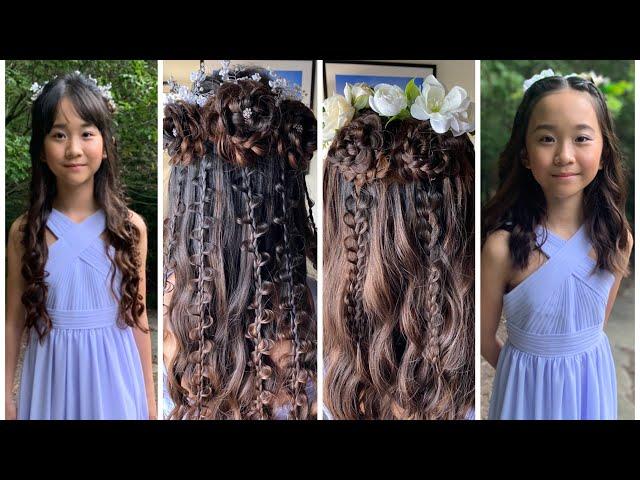 Flower Braid For Flower Girls With Janet And Kate!