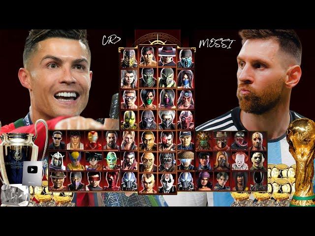 Mortal Kombat 9 - RONALDO & MESSI - Expert Tag Ladder - Gameplay @(1080p) - 60ᶠᵖˢ 