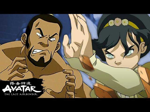 Toph Fights Earthbending Wrestlers to Save Aang  Full Scene | Avatar: The Last Airbender