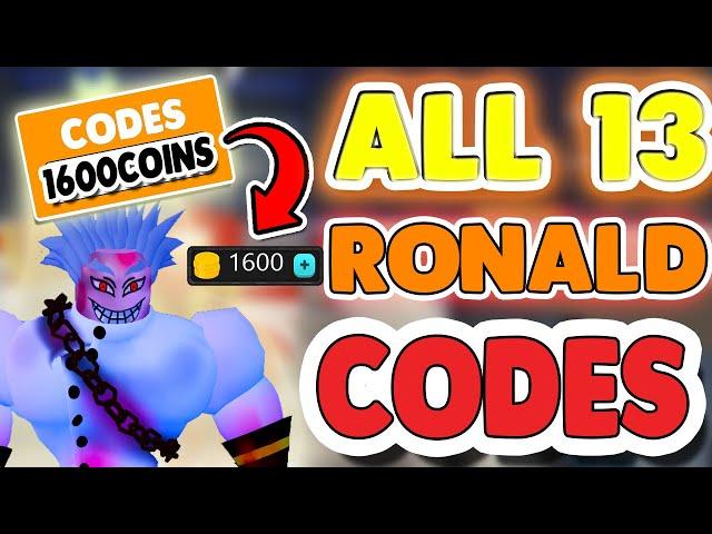 *PART 3* NEW ALL 13 ROBLOX RONALD CODES FOR COINS JULY 2020