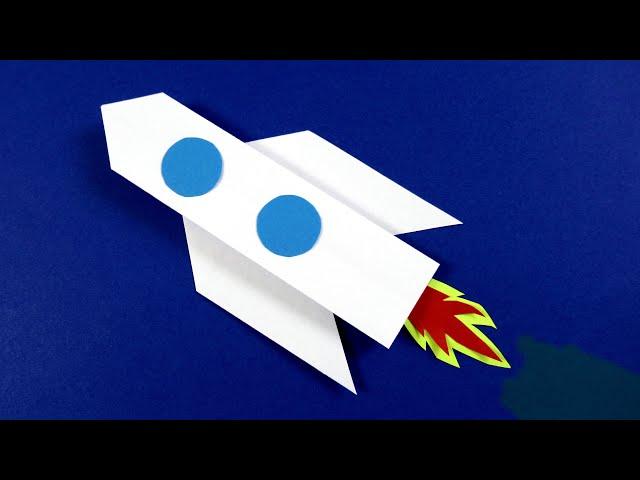 Paper rocket VERY simple - DIY 