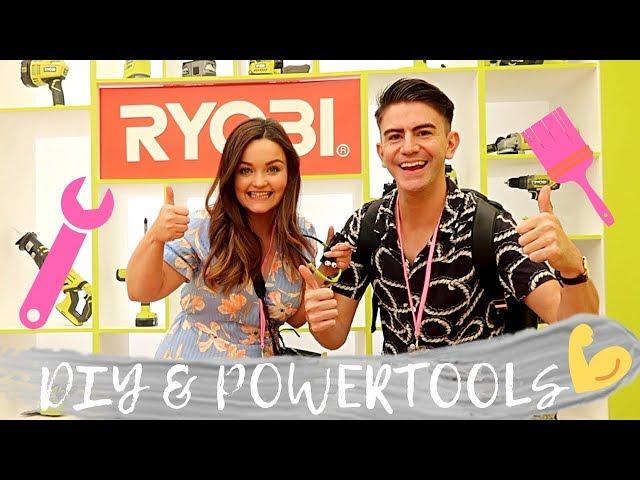 DIY & POWERTOOLS FUN with DAINTY DIARIES & LUKE CATLEUGH | RYOBI CONFERENCE 2019