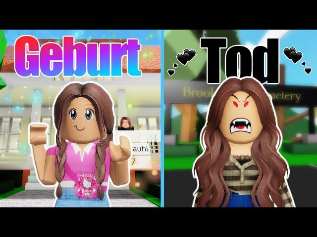 GEBURT bis TOD  als VAMPIR ‍️ in BROOKHAVEN  Roblox Roleplay Story