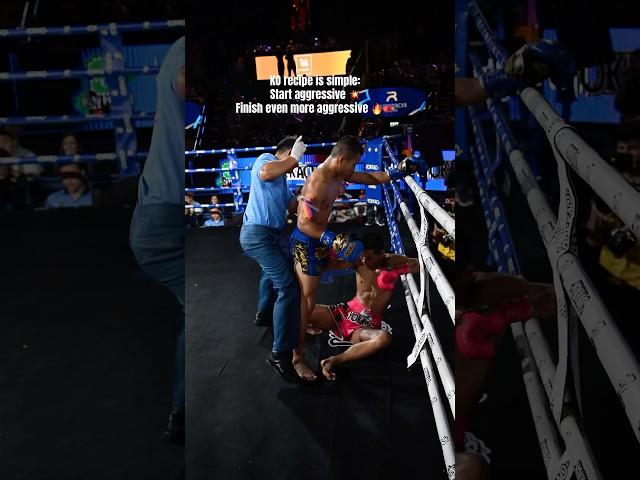 KO recipe is simple:Start aggressive Finish even more aggressive  #shorts