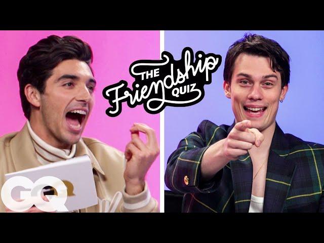 Red, White & Royal Blue's Taylor Zakhar Perez and Nicholas Galitzine Take a Friendship Quiz | GQ