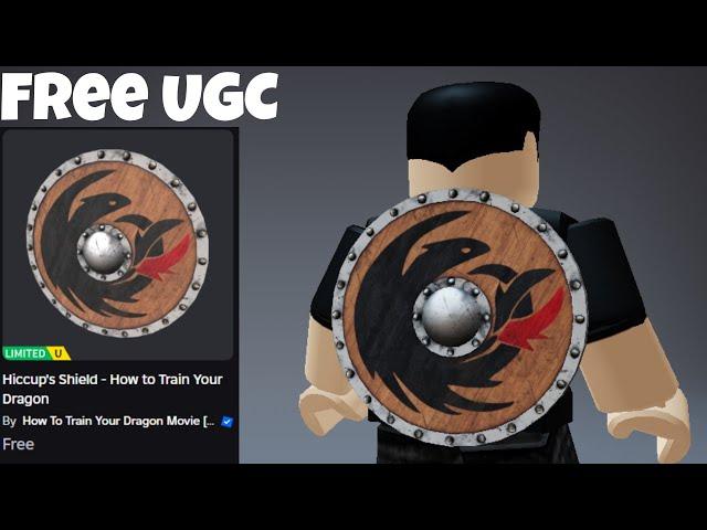 Free UGC Limited! How To Get Hiccup's Shield - How to Train Your Dragon | Roblox | Free UGC