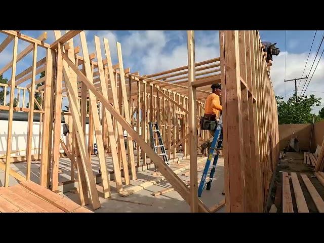 Framing Santa Ana ADU -  New Construction - New homes OC