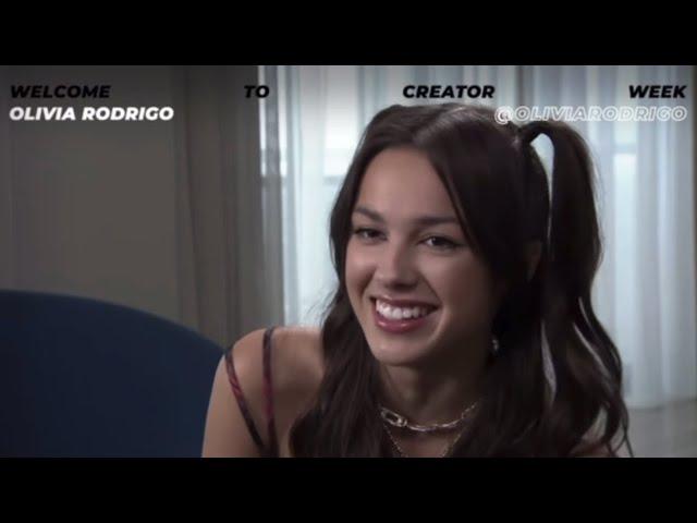 Olivia Rodrigo talking about the name of her fandom