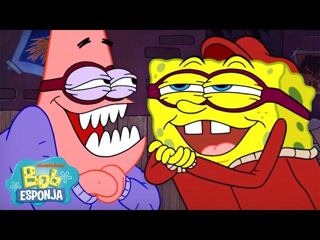 Bob Esponja | Os Momentos Mais ASTUTOS do Bob Esponja!  | Compilação de 60 Minutos | Português