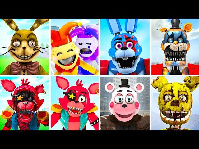 ВСЕ СЕКРЕТНЫЕ АНИМАТРОНИКИ ФНАФ 9 В ГАРРИС МОД! БОННИ ФОКСИ FNAF 9 SECURITY BREACH В Garry`s Mod!