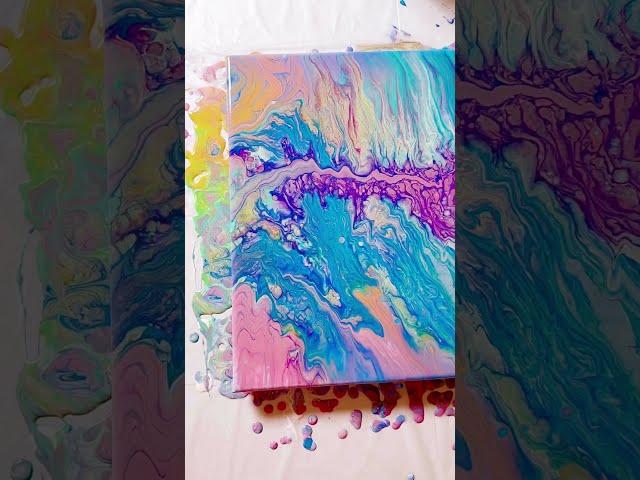 Amazing Kiss Acrylic Pouring Technique | Abstract Art