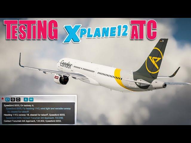 Toliss A321 NEO | Using Default XP12 ATC  | Latest Ver - Aug 2023