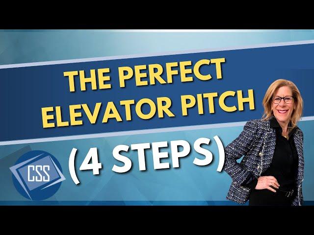 How To Create The PERFECT Elevator Pitch