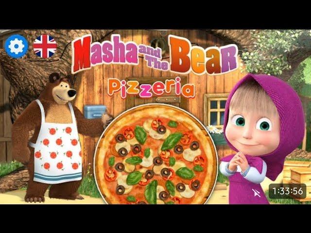 Masha and the Bear Pizzeria - Make the Best Homemade Pizza for Your Friends ! Masha Games 001