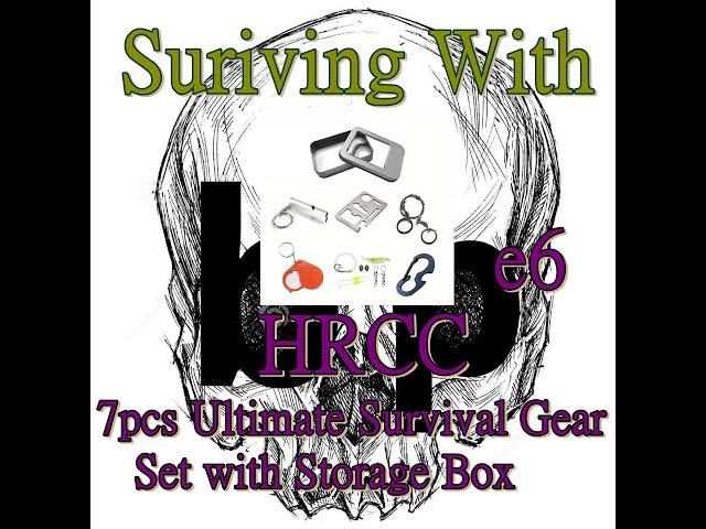 "7pcs Ultimate Survival Gear Set 3.5" Surviving With B.P. Survival Kit Blind Open Explored And Rated