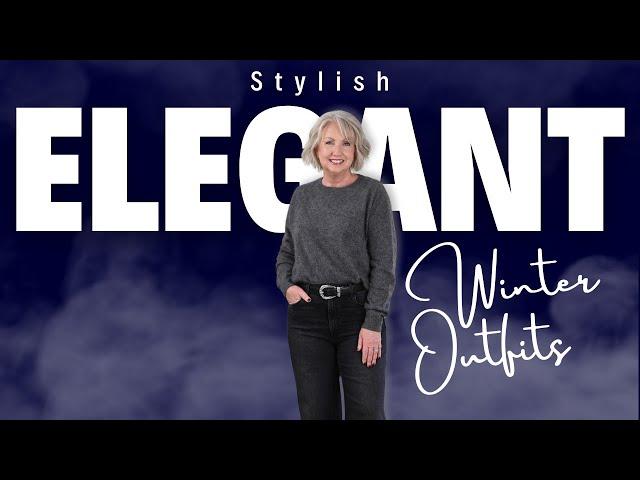 Stylish Elegant Winter Outfits for a Casual Lifestyle || Fashion Over 50