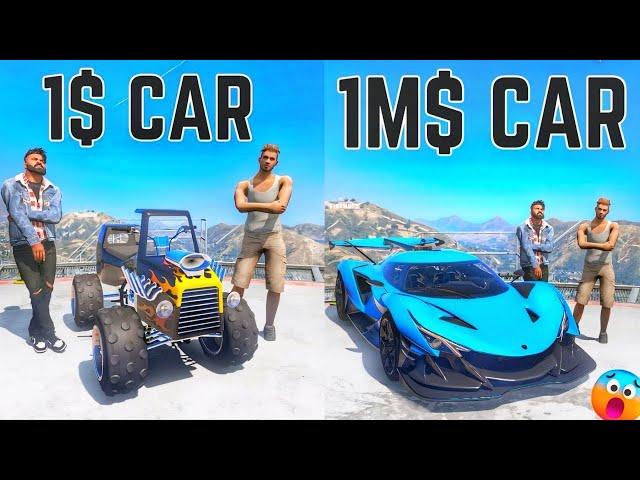 UPGRADING 1$ CAR INTO $1 MILLION DOLLAR SUPER CAR IN GTA 5