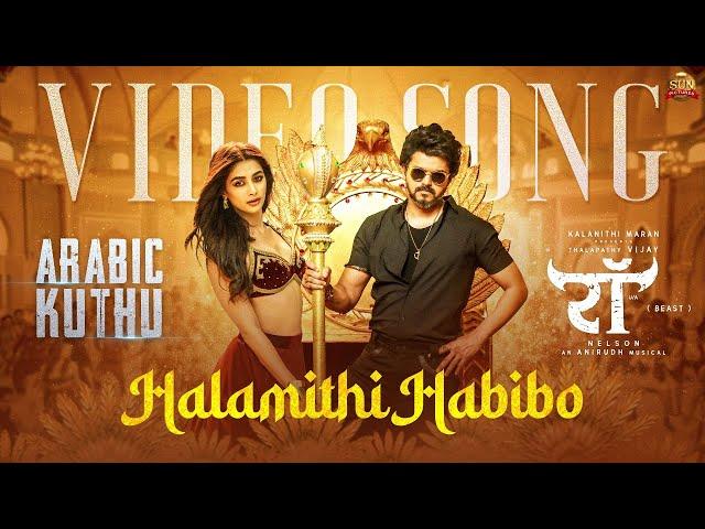 Halamithi Habibo (Hindi) - Video Song | Beast | Thalapathy Vijay | Sun Pictures | Nelson | Anirudh