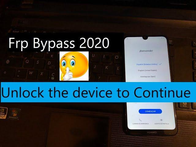 Huawei Y7 2019 (DUB LX1) Frp Bypass 2020 Without Box Or Dongle | Fix Unlock the device to Continue