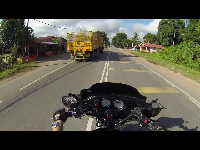 Virago XV1100 Bagger morning ride.