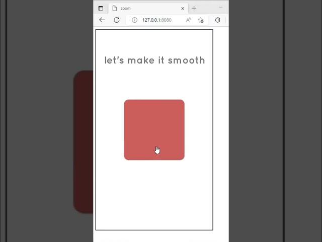CSS zoom on hover #shorts #shortsfeed #coderlife