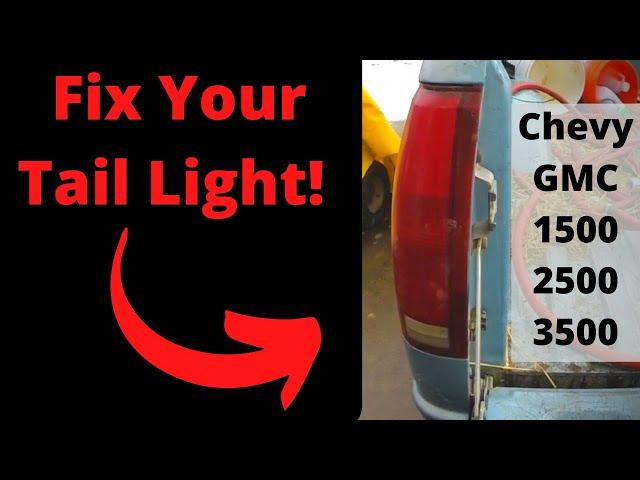 Replace Your 1988-1998 Chevy/GMC Truck Tail Light Bulbs