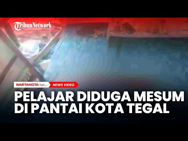 Viral Video Pelajar Diduga Mesum di Pantai Kota Tegal, Lurah Muarareja: Kejadiannya Sebelum Rob